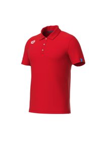 Polo Arena Team Solid. Typ kołnierza: polo. Kolor: czerwony #1