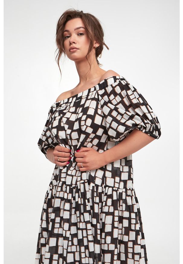 Max Mara Beachwear - Sukienka mini Ottone MAX MARA BEACHWEAR. Długość: mini