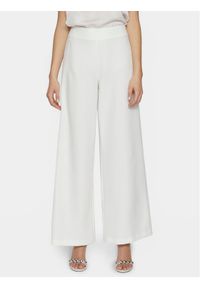Vila Spodnie materiałowe Clara 14093130 Biały Wide Leg. Kolor: biały. Materiał: syntetyk #1