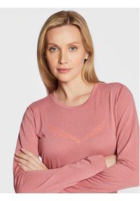 Salewa Koszulka techniczna Solidlogo Dry 27341 Różowy Regular Fit. Kolor: różowy. Materiał: syntetyk #3