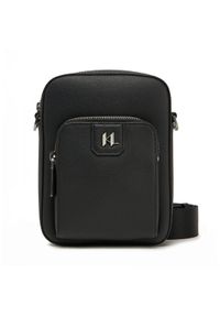 Karl Lagerfeld - KARL LAGERFELD Saszetka A1M30097 Czarny. Kolor: czarny. Materiał: skóra #1