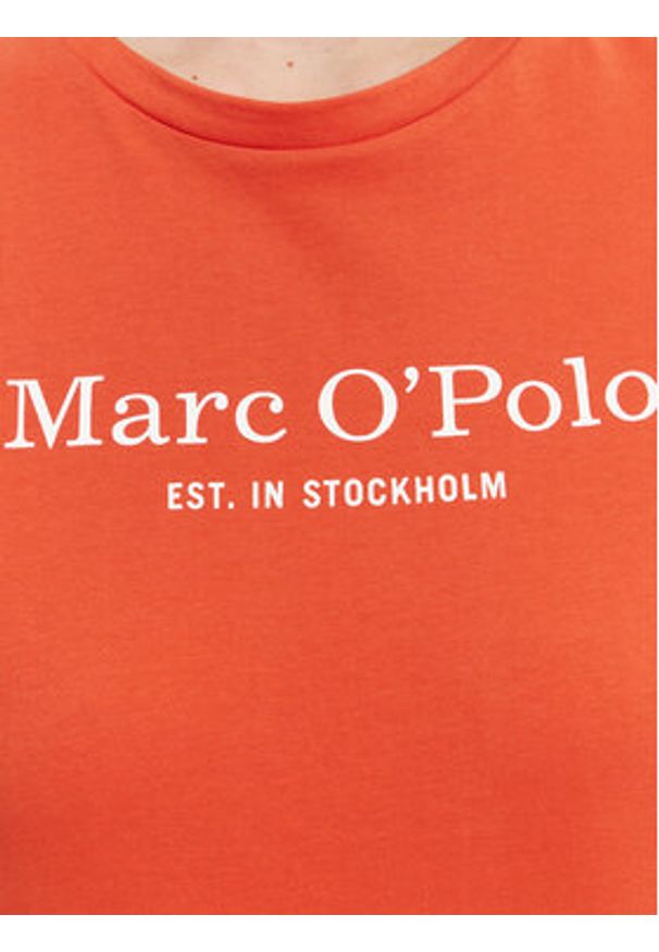 Marc O'Polo T-Shirt 502 2293 51055 Czerwony Regular Fit. Typ kołnierza: polo. Kolor: czerwony. Materiał: bawełna