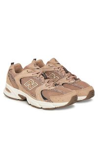 New Balance Sneakersy U530CRA Brązowy. Kolor: brązowy. Materiał: zamsz, skóra #6