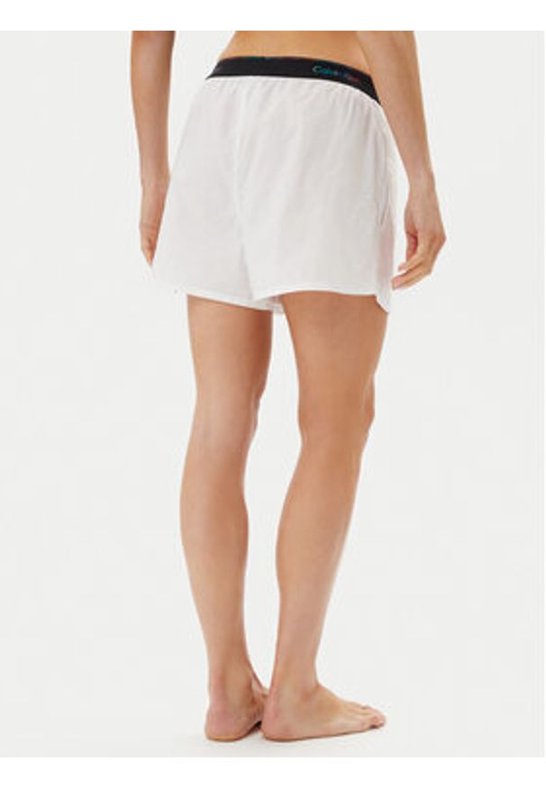 Calvin Klein Underwear Szorty piżamowe LV00QS7471 Biały Relaxed Fit. Kolor: biały. Materiał: bawełna