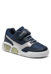 Geox Sneakersy J Illuminus Boy J45GVC 0BU11 C0673 S Granatowy. Kolor: niebieski. Materiał: materiał #4