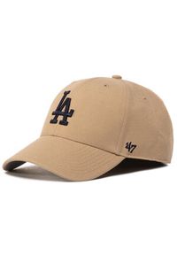 Czapka z daszkiem 47 Brand - Mbl Los Angeles Dodgers B-MVP12WBV-KHB Khaki. Kolor: brązowy. Materiał: wełna, materiał, akryl #1