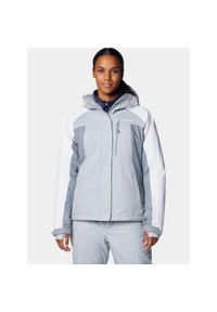 columbia - Kurtka Narciarska Damska Columbia Snowy Summit. Kolor: szary, biały, wielokolorowy. Sezon: zima. Sport: narciarstwo #1