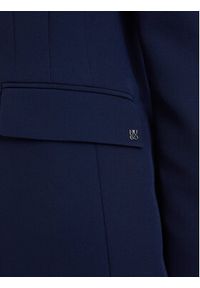 Hugo - HUGO Marynarka Asmalla-1 50533901 Granatowy Slim Fit. Kolor: niebieski. Materiał: syntetyk #3