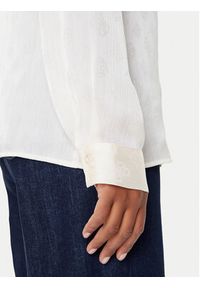 Guess Koszula W5YH1A WHCR2 Écru Regular Fit. Materiał: syntetyk #2