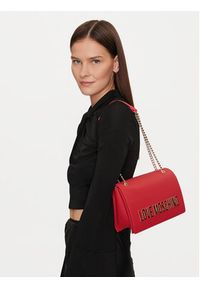 Love Moschino - LOVE MOSCHINO Torebka JC4192PP1IKD0500 Czerwony. Kolor: czerwony. Materiał: skórzane #2