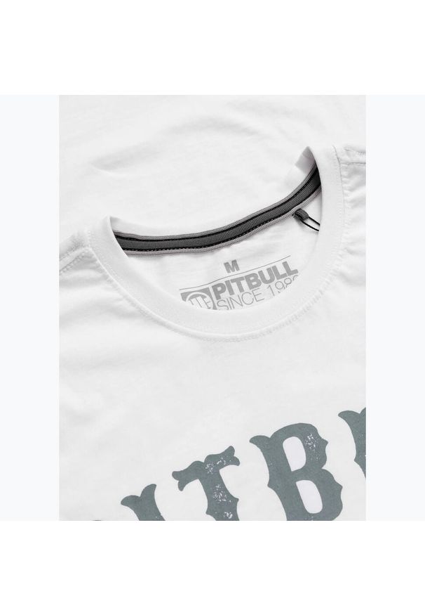 PITBULL - Koszulka męska Pitbull Strenght & Respect. Kolor: biały