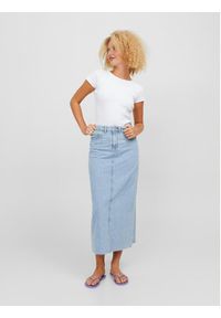 JJXX Spódnica jeansowa Aura 12247916 Niebieski Regular Fit. Kolor: niebieski. Materiał: bawełna #7