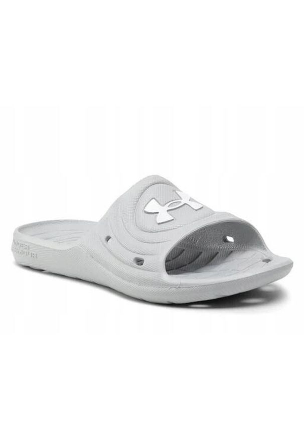 Klapki sportowe basenowe męskie Under Armour UA Locker IV. Okazja: na co dzień, na plażę. Kolor: szary. Styl: sportowy