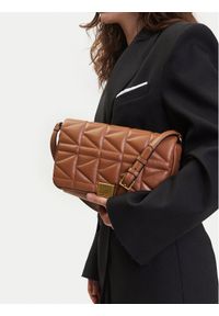 Karl Lagerfeld - KARL LAGERFELD Torebka A1W30437 Brązowy. Kolor: brązowy. Materiał: skórzane #1