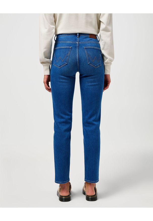 Wrangler - DAMSKIE SPODNIE WRANGLER STRAIGHT RUSTIC 112351017