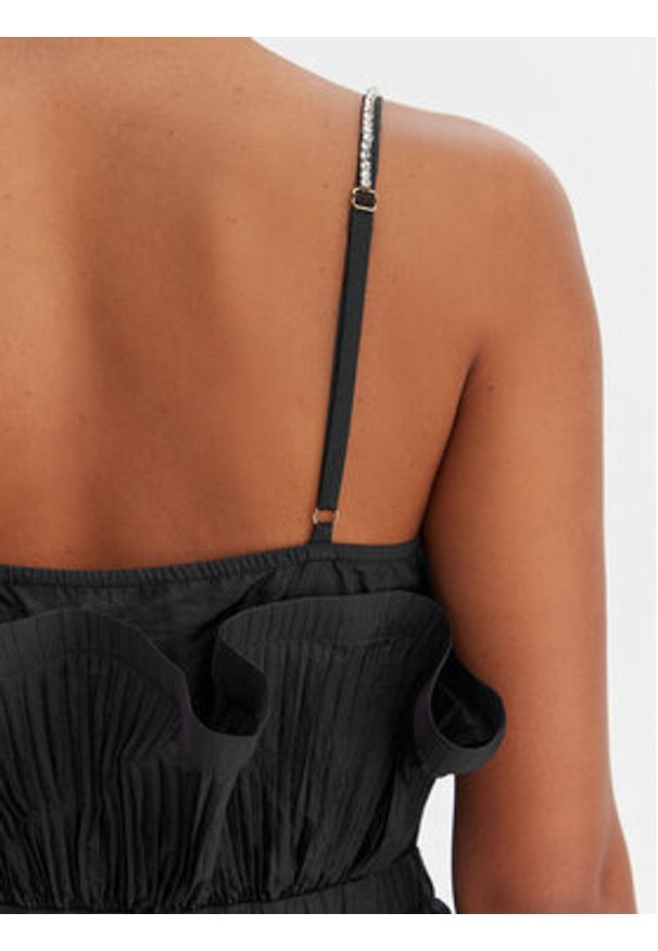 Fracomina Sukienka koktajlowa FQ26SD1007W83101 Czarny Regular Fit. Kolor: czarny. Materiał: syntetyk. Styl: wizytowy