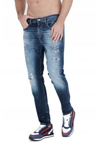 7 FOR ALL MANKIND Niebieskie jeansy męskie, Rozmiar 30. Kolor: niebieski #4