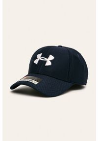 Under Armour - Czapka. Kolor: niebieski. Materiał: poliester, materiał, elastan. Wzór: gładki #1