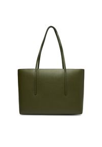 Calvin Klein Torebka Foil Logo Tote W/Pouch LV04F3274G Zielony. Kolor: zielony. Materiał: skórzane #6