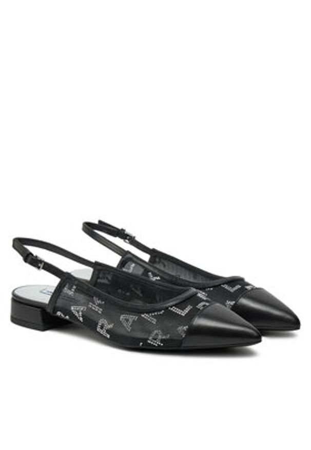 Karl Lagerfeld - KARL LAGERFELD Sandały Kerrie KL40153 Czarny. Kolor: czarny. Materiał: skóra