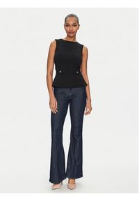 Guess Bluzka W5GP54 KCBO2 Czarny Regular Fit. Kolor: czarny. Materiał: syntetyk
