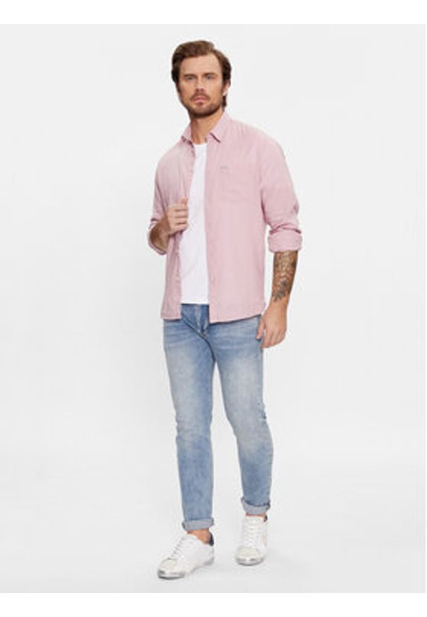Pepe Jeans Jeansy PM207390MN5 Niebieski Slim Taper Fit. Kolor: niebieski