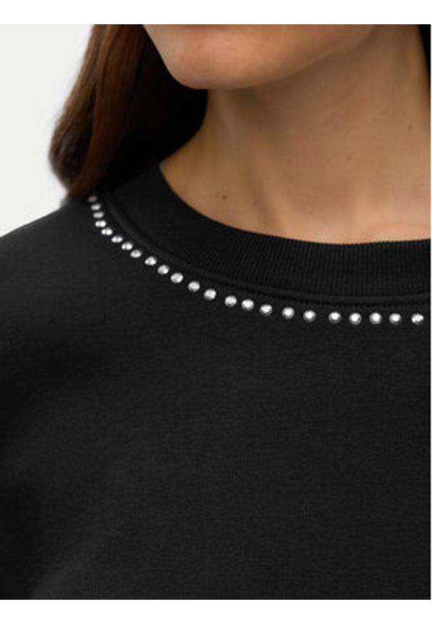 Vero Moda Bluza Lotte 10333544 Czarny Regular Fit. Kolor: czarny. Materiał: syntetyk