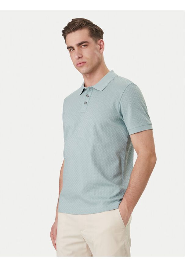 JOOP! Polo Roni 10100056 30100501 Zielony Regular Fit. Typ kołnierza: polo. Kolor: zielony. Materiał: bawełna