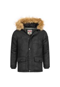 Dziecięca kurtka puchowa Lonsdale Rothley. Kolor: czarny. Materiał: puch. Sezon: zima #1
