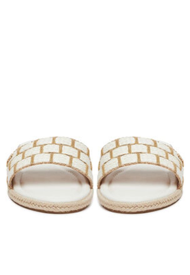 Roxy Espadryle E6018-5 Biały. Kolor: biały. Materiał: materiał, syntetyk