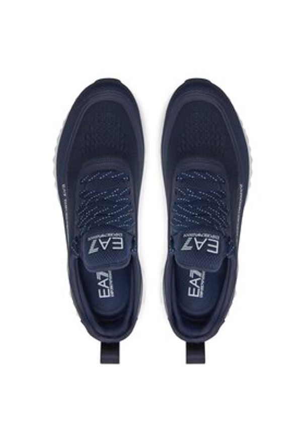 EA7 Emporio Armani Sneakersy X8X106 XK262 R236 Granatowy. Kolor: niebieski. Materiał: materiał