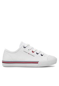 TOMMY HILFIGER - Tommy Hilfiger Trampki T3X9-33324-0890 M Biały. Kolor: biały