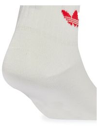 Adidas - adidas Zestaw 6 par wysokich skarpet dziecięcych JW2939 Kolorowy. Materiał: materiał, bawełna. Wzór: kolorowy