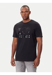 Armani Exchange T-Shirt XM001413 AF16432 MC314 Czarny Regular Fit. Kolor: czarny. Materiał: bawełna