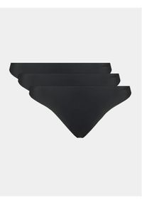 Hugo - HUGO Komplet stringów 50492489 Czarny. Kolor: czarny. Materiał: syntetyk #1