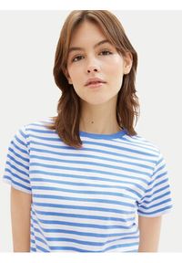 Tom Tailor Denim T-Shirt 1035867 Niebieski Boxy Fit. Kolor: niebieski. Materiał: bawełna #4