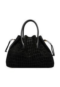 Elisabetta Franchi Torebka BS-19H-61E2-V890 Czarny. Kolor: czarny. Materiał: zamszowe, skórzane #4