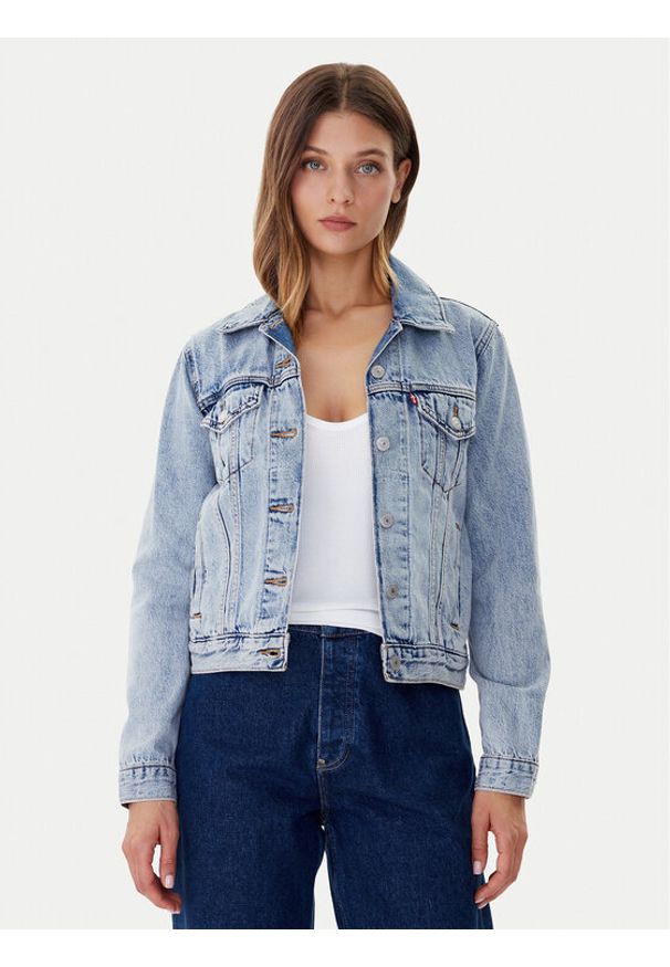 Levi's® Kurtka jeansowa Original Trucker 29945-0100 Niebieski Regular Fit. Kolor: niebieski. Materiał: bawełna