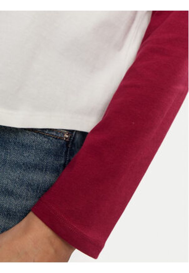 GAP - Gap Bluzka 534389-00 Czerwony Relaxed Fit. Kolor: czerwony. Materiał: bawełna