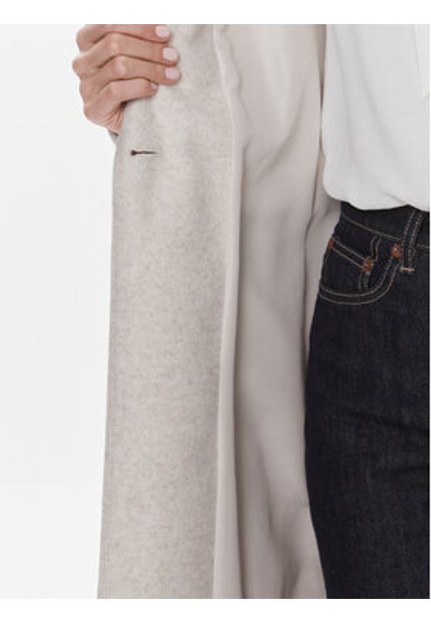 only - ONLY Płaszcz przejściowy Nancy 15292832 Biały Regular Fit. Kolor: biały. Materiał: syntetyk