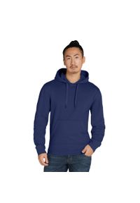 SG - Bluza Z Kapturem Unisex Dla Dorosłych Bez Metki. Typ kołnierza: kaptur. Kolor: niebieski