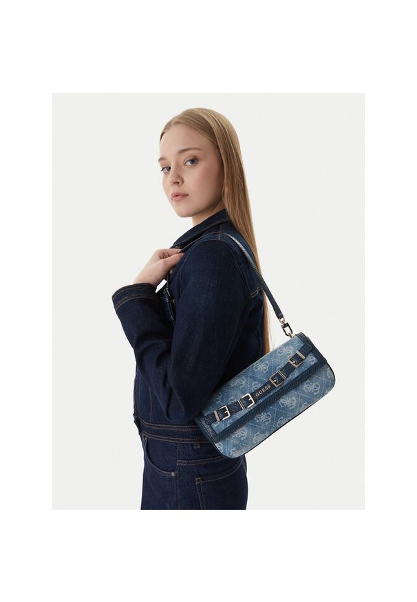 Torebka Guess. Kolor: niebieski