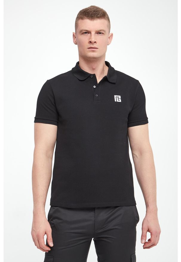 Balmain - Polo męskie BALMAIN. Typ kołnierza: polo