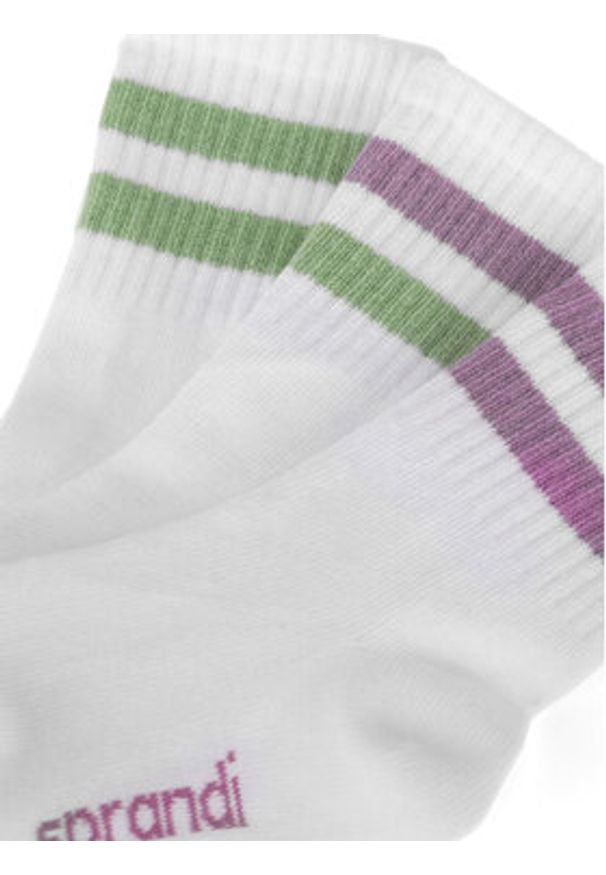 Sprandi Skarpety 0KB-001-SS25 (3-PACK) Biały. Kolor: biały. Materiał: materiał, bawełna