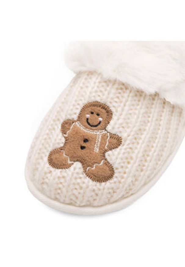 Home & Relax Kapcie 22SRY1022 Beżowy. Kolor: beżowy. Materiał: materiał