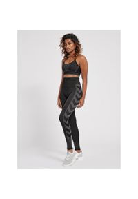 Damskie wysokie legginsy Hummel MT Energy. Kolor: czarny. Materiał: dzianina, materiał #1