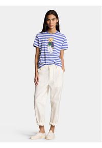 Polo Ralph Lauren T-Shirt Str Riv Br T 211924300001 Niebieski Regular Fit. Typ kołnierza: polo. Kolor: niebieski. Materiał: bawełna #3