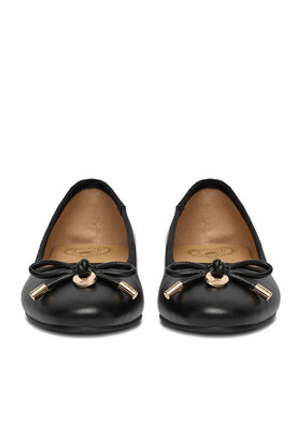 Beverly Hills Polo Club Baleriny EO-CD25-184-1 Czarny. Kolor: czarny. Materiał: skóra