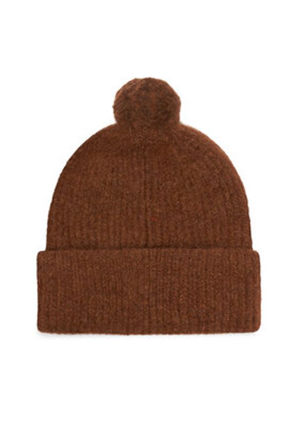 Calvin Klein Czapka Embroidery Airy K60K612586 Brązowy. Kolor: brązowy. Materiał: wełna