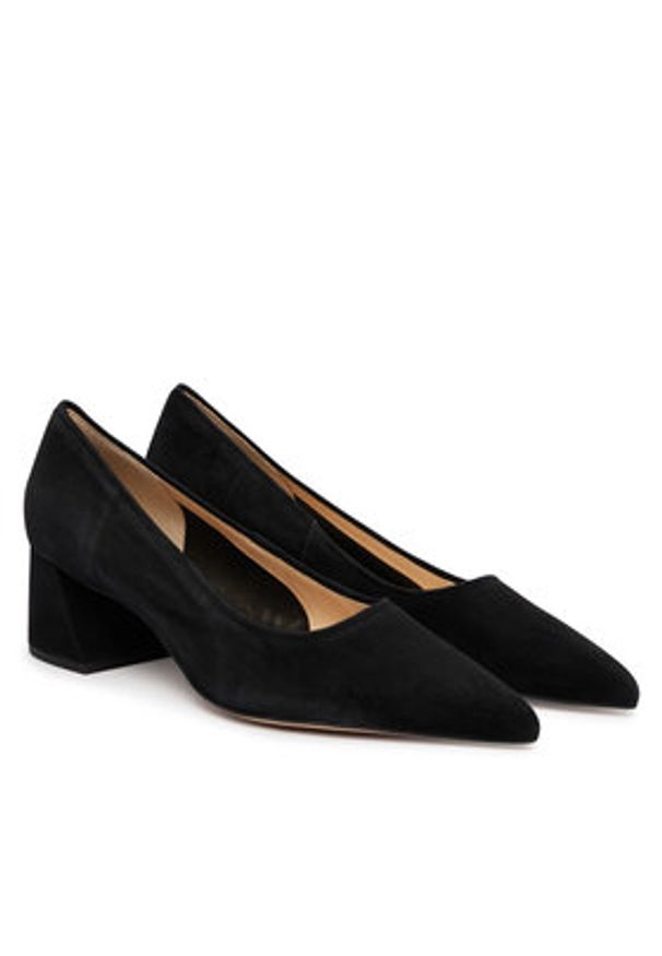 HÖGL Czółenka 1-104502 Czarny. Kolor: czarny. Materiał: skóra, zamsz